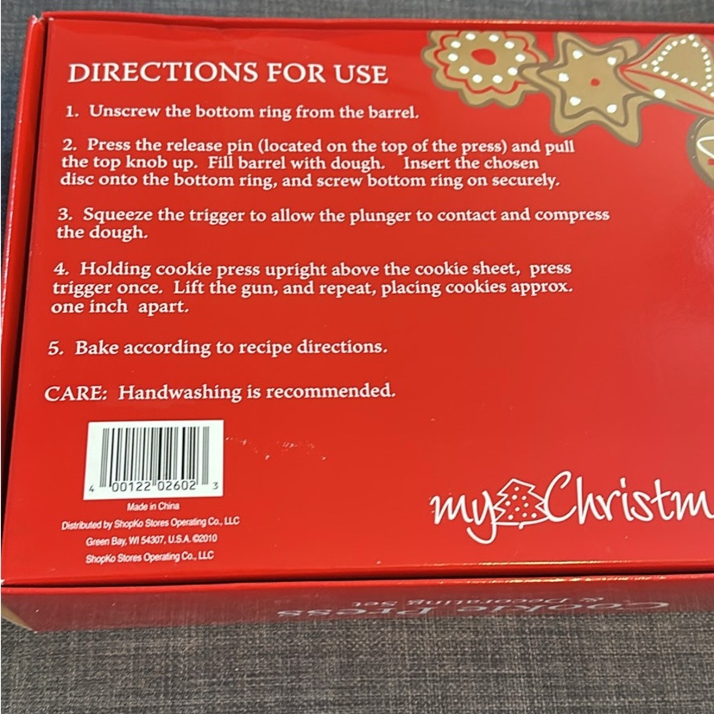 *** FINAL MARKDOWN! Cookie Press & Decorating Set - Picture 2 of 2